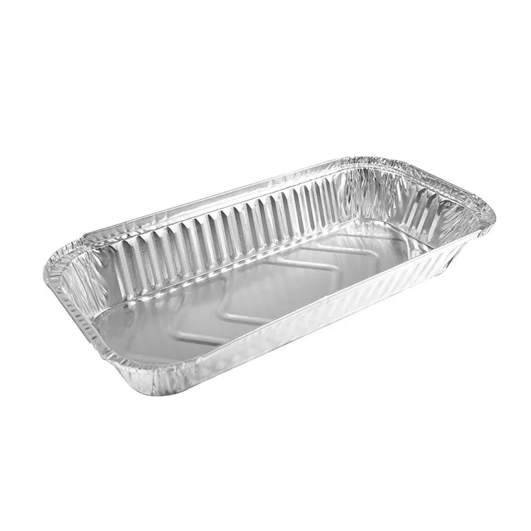 Wadah Makanan Aluminium dengan Tutup