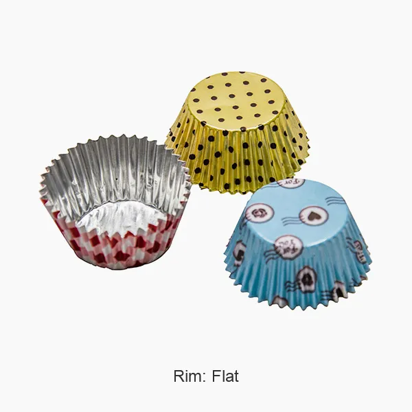 Cangkir Foil Coklat Bulat